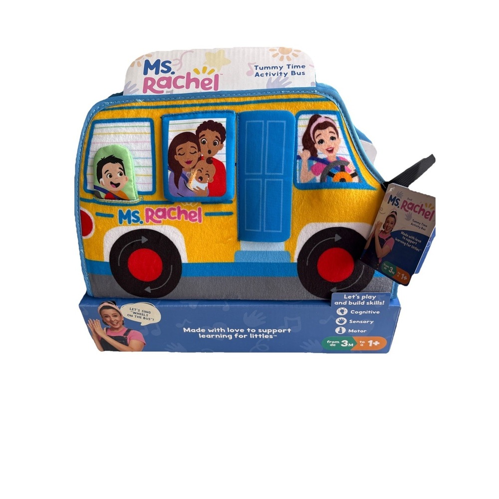 MS. RACHEL TUMMY TIME ACTIVITY BUS NWT BRAND NEW!